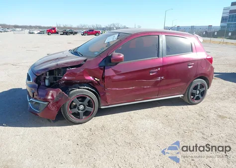 2018 Mitsubishi Mirage Es z USA, uszkodzony, nr VIN ML32A3HJ8JH000290